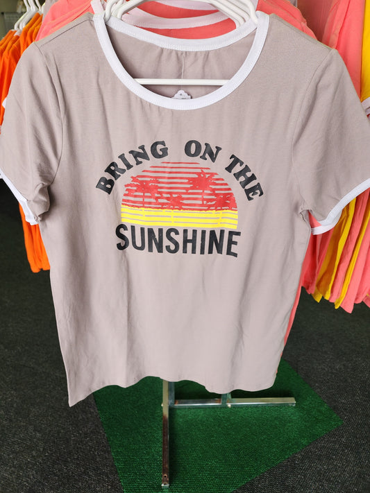 SUNSHINE TSHIRTS S/M/L/XL 5 COLORS