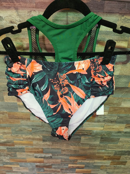 HIGH WAISTED RACERBACK LARGE GREEEN