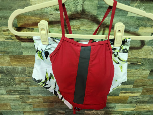 HIGH WAISTED RACERBACK X/SMALL RED STYLE2