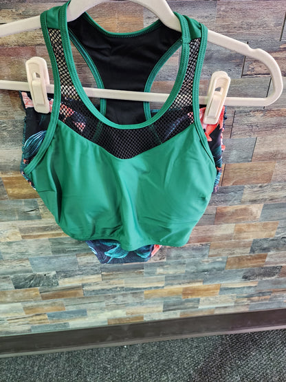 HIGH WAISTED RACERBACK SMALL GREEN STYLE5