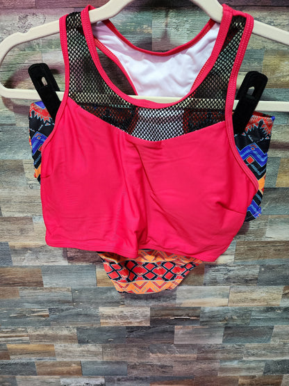 HIGH WAISTED RACERBACK SMALL RED