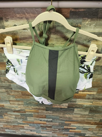 HIGH WAISTED RACERBACK XLARGE STYLE3 GREEN Dragon's Gemz