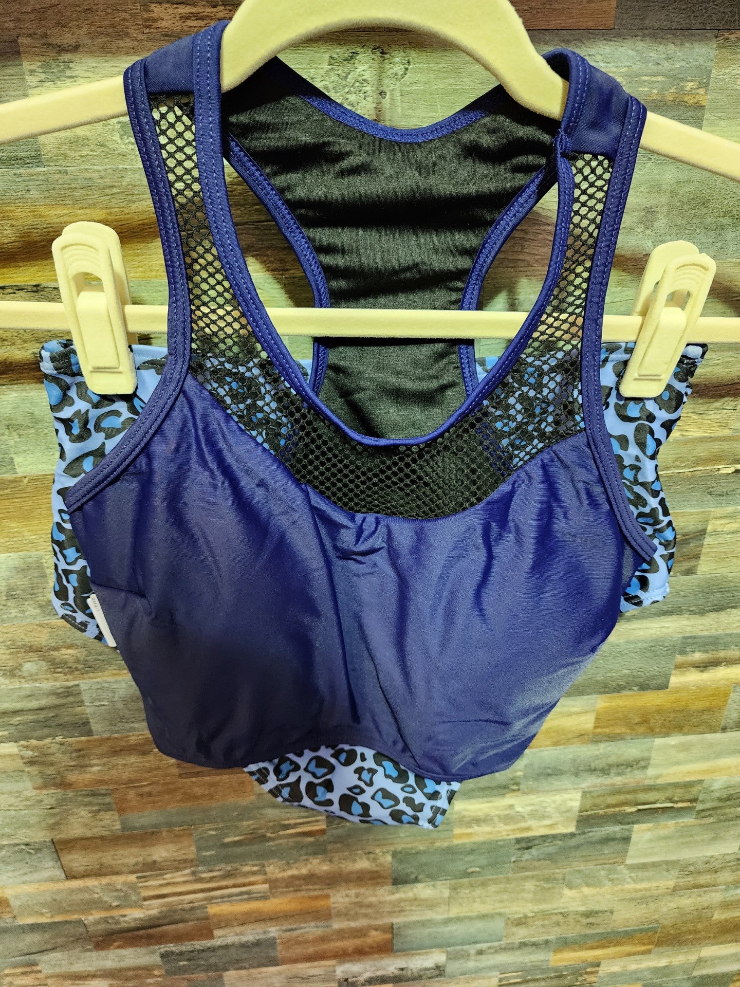 HIGH WAISTED RACERBACK LARGE BLUE STYLE2