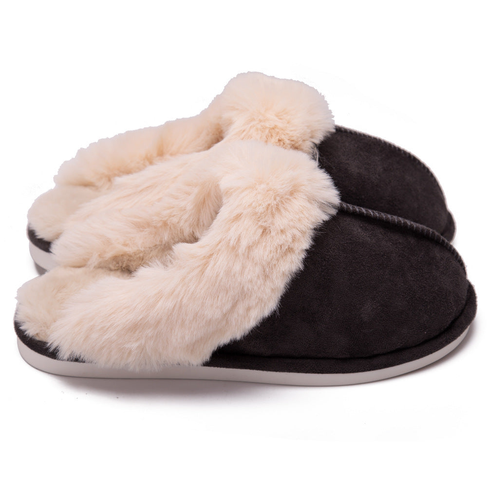 Home Indoor And Outdoor Warm Velvet Slippers