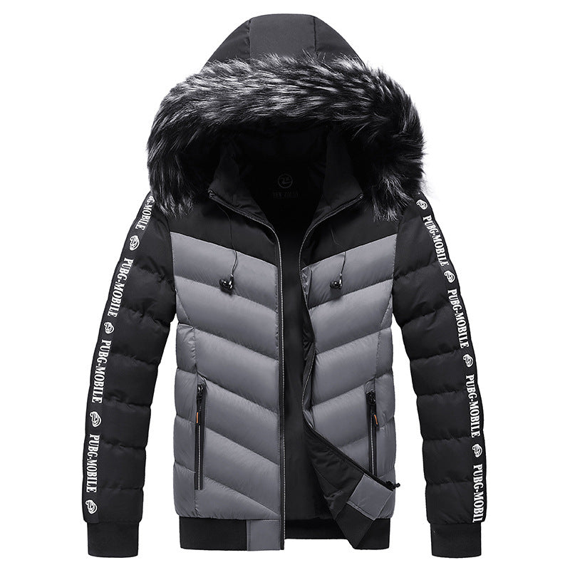 Winter youth hooded jacket