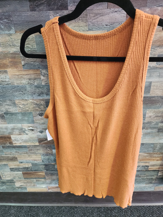 RIBBED KNIT TANK TOP