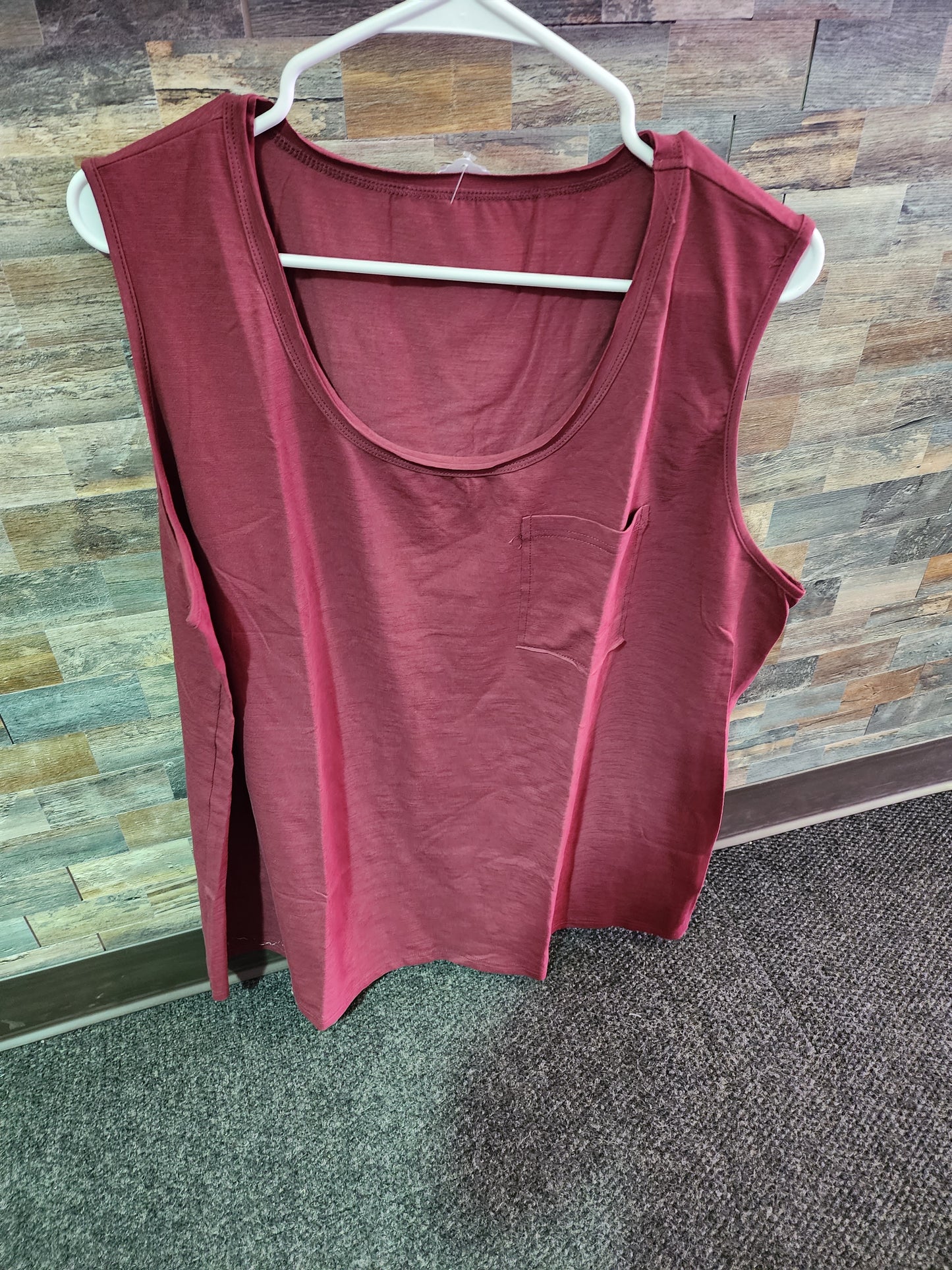 WORKOUT CUT NECK TANK TOPS - S/M/L/XL/2XL 11 COLORS