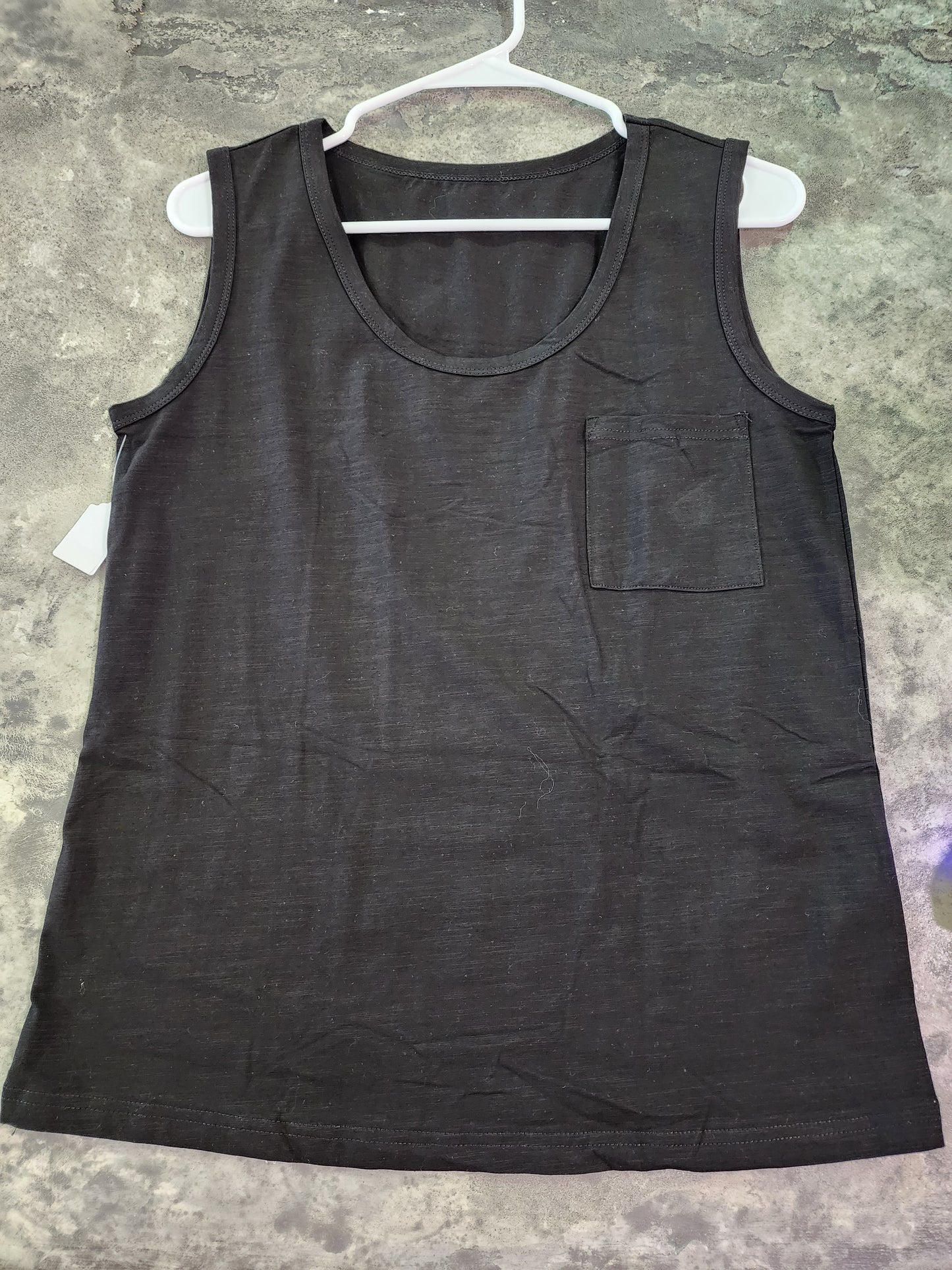 LOW NECK TAILORED CREW TANK-S/M/L/XL/2XL 12 COLORS