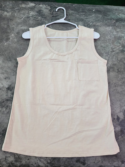 LOW NECK TAILORED CREW TANK-S/M/L/XL/2XL 12 COLORS