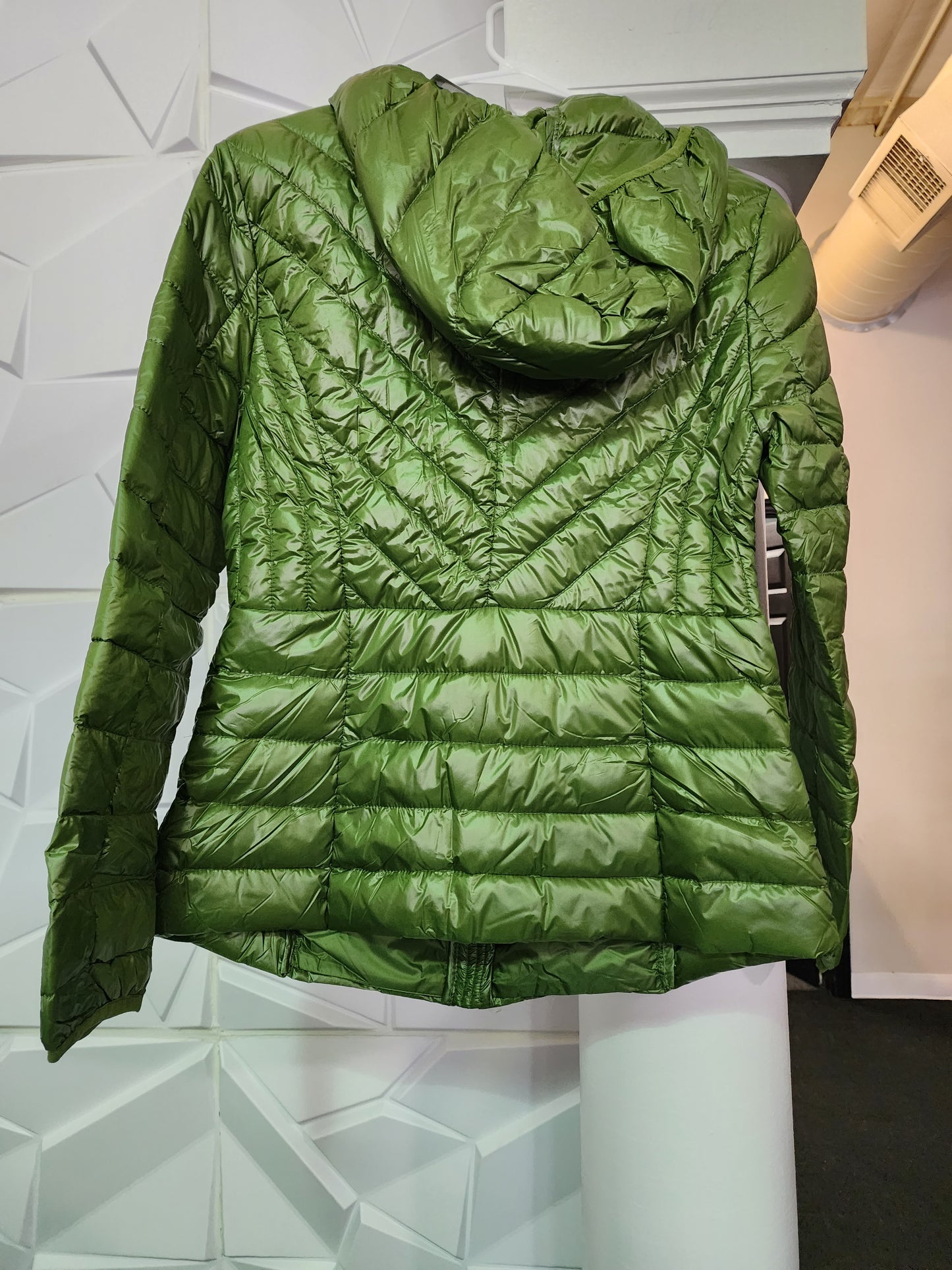 PUFFER COAT DUCK DOWN SHORT W/HOOD