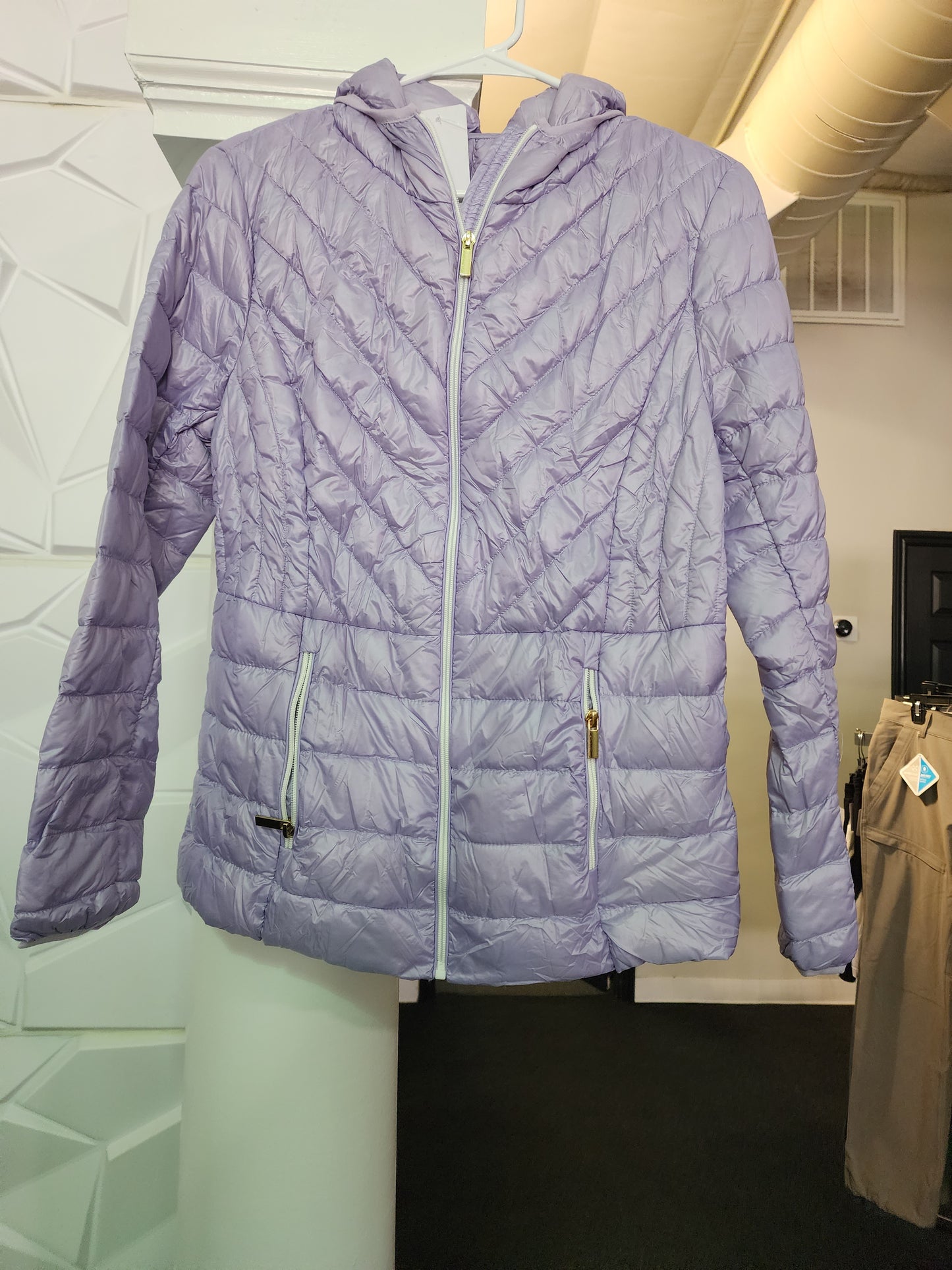 PUFFER COAT DUCK DOWN SHORT W/HOOD