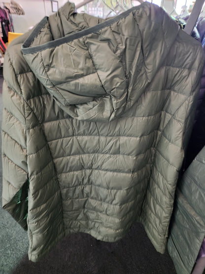 PUFFER COAT DUCK DOWN SHORT W/HOOD