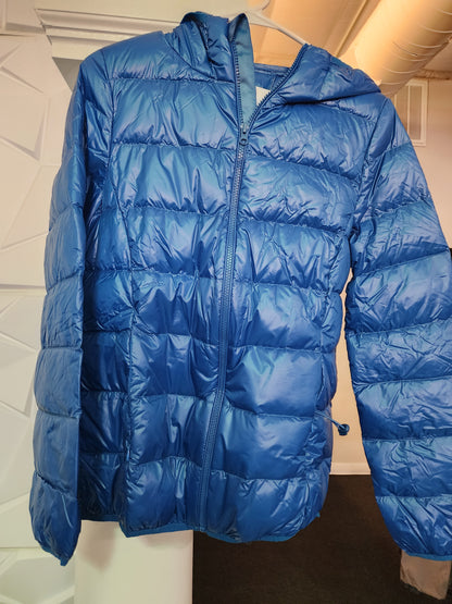 PUFFER COAT DUCK DOWN SHORT W/HOOD