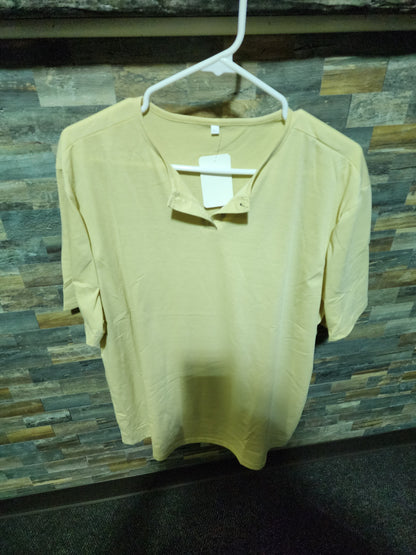 Men's Short sleeve Henley's - Small-2XL