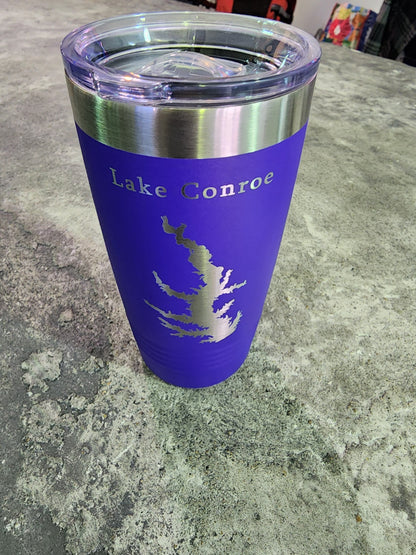 LAKE CONROE TUMBLER 20-OZ