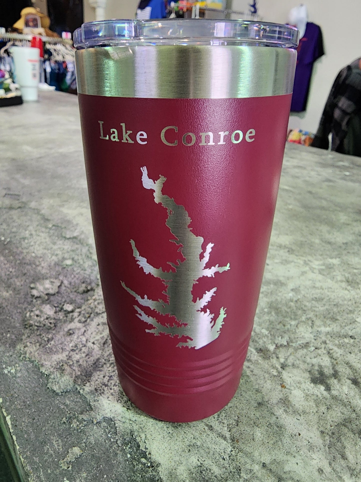 LAKE CONROE TUMBLER 20-OZ