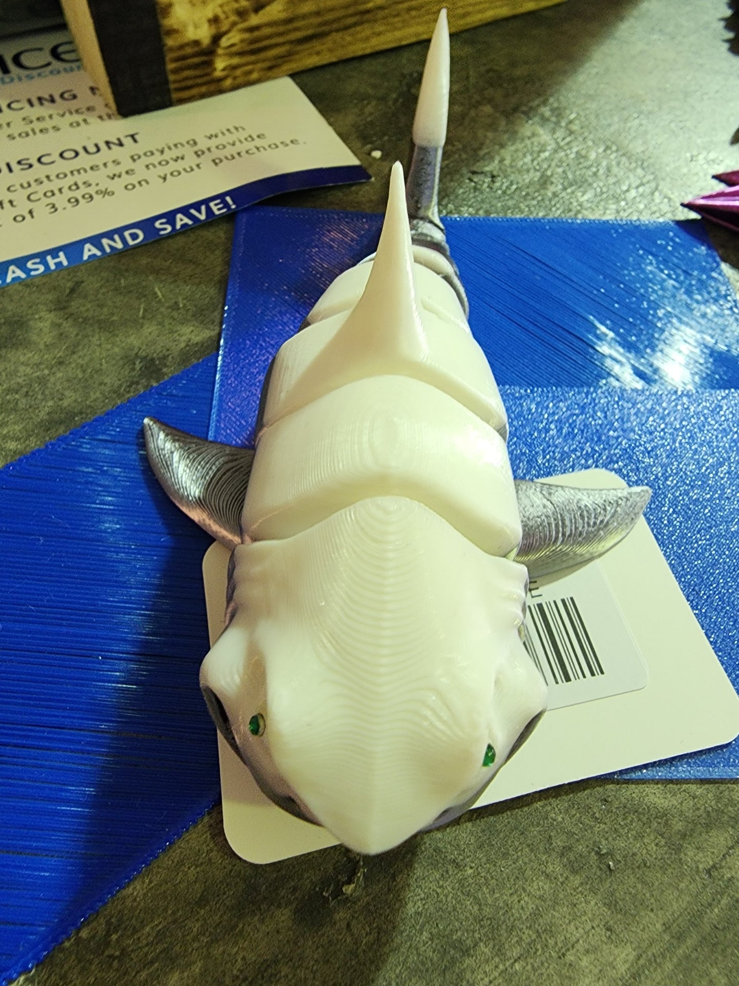 Shark-3D printed