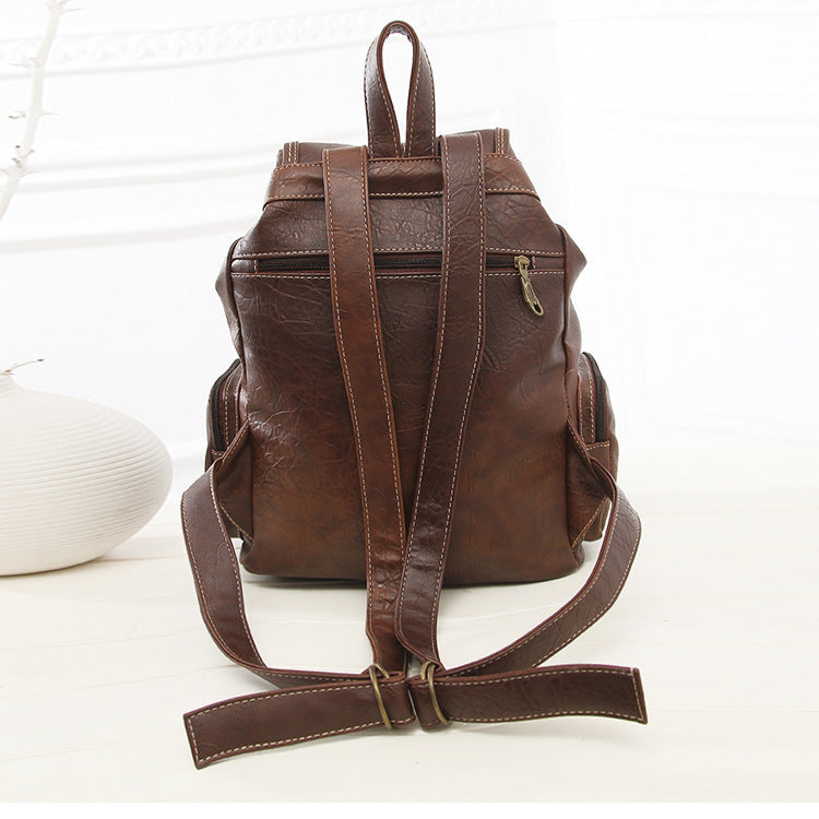 Retro shoulder bag female 2021 new female bag fashion trend hook women's backpack student bag