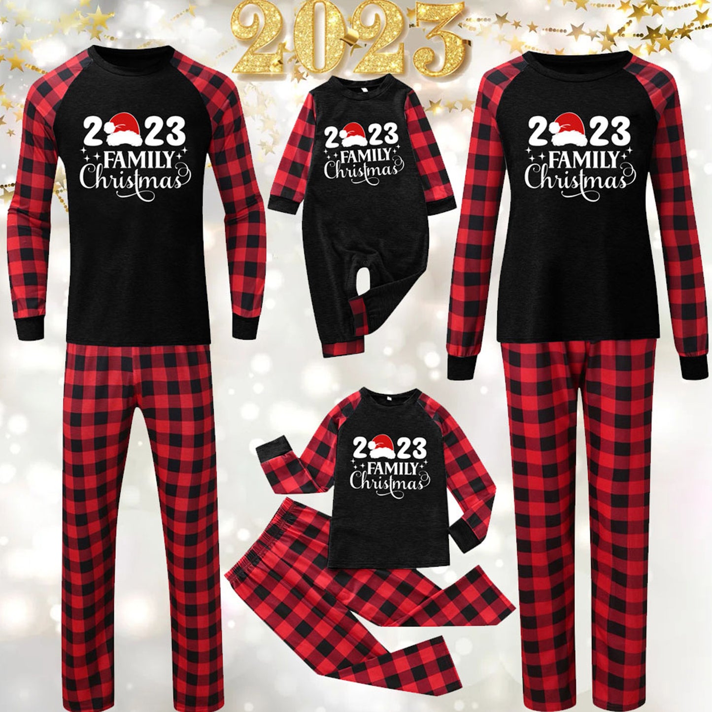 Christmas Parent-child Wear Homewear Pajamas Suit