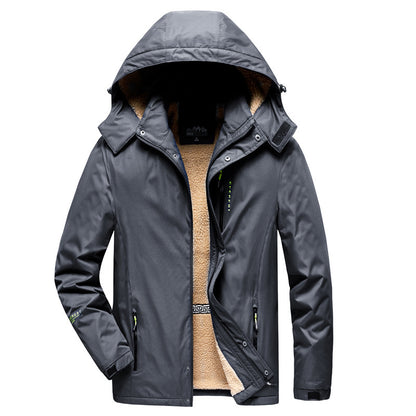 Mens Cotton-padded Trendy Outdoor Jacket