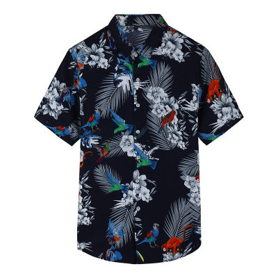 Hawaiian printed men's shirt