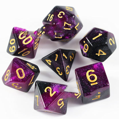 New Faced Dice 7 Dragons Set Board Game