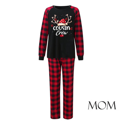 Christmas Parent-child Wear Family Pack Homewear Pajamas Suit