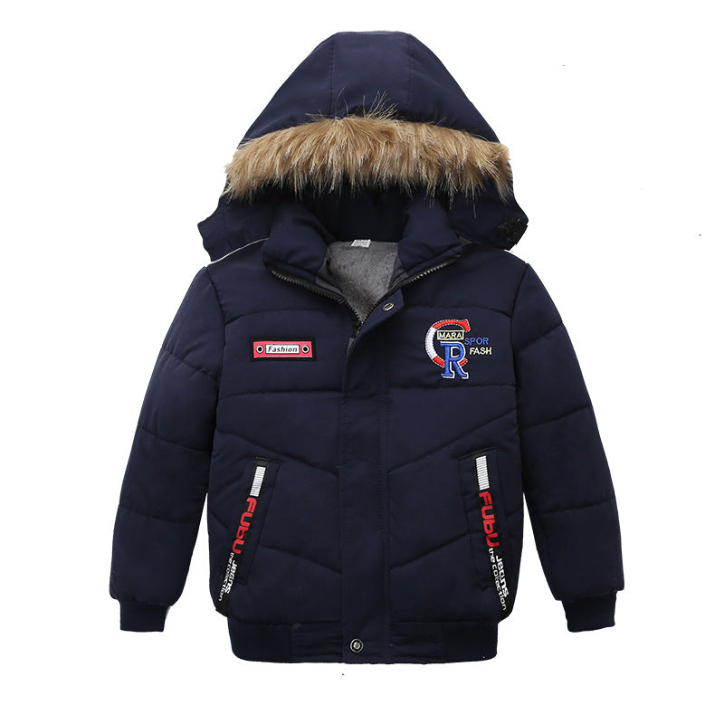 Small And Medium-Sized Boys Cotton-Padded Jackets