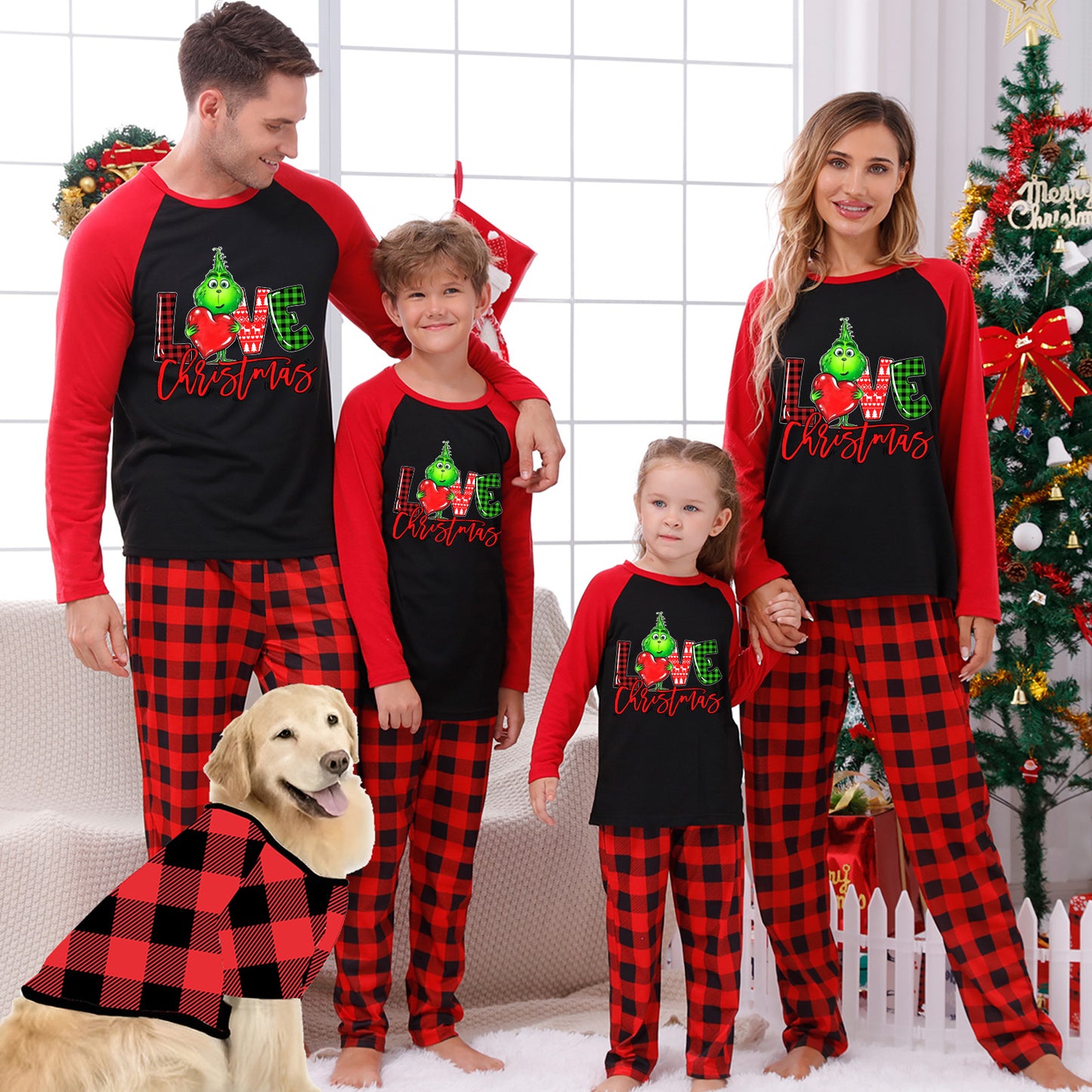 Christmas Parent-child Wear Family Pack Homewear Pajamas Suit