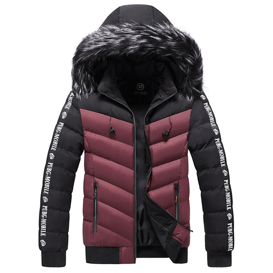 Winter youth hooded jacket