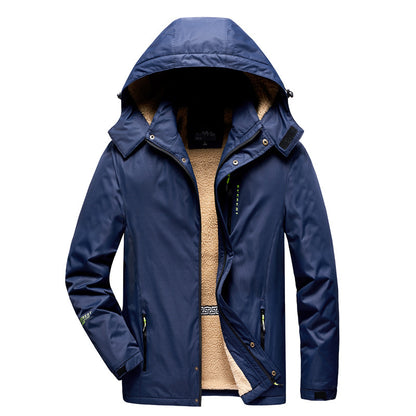 Mens Cotton-padded Trendy Outdoor Jacket