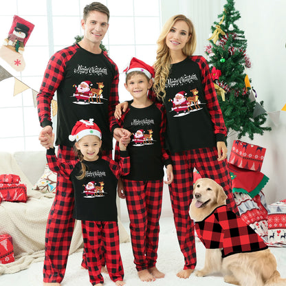 Christmas Parent-child Homewear Clothes Pajamas Suit