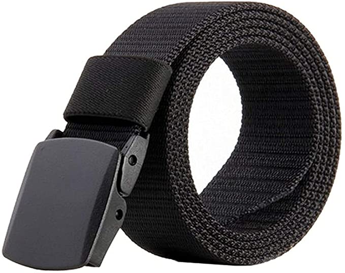 Plastic Cam Buckle Nylon Canvas Tactical Waistband Webbing Military Belt For Men