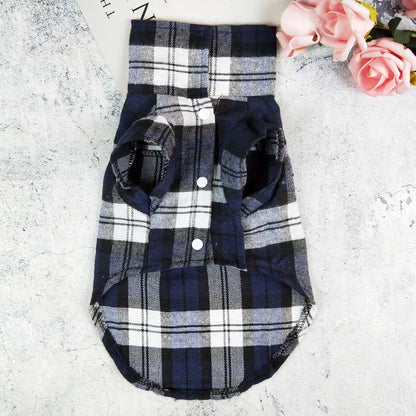 Casual Universal Pet Plaid Shirt