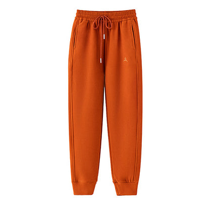 Women's Autumn Winter Ankle-banded Thick Casual Pants Outdoor