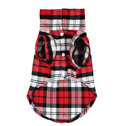 Casual Universal Pet Plaid Shirt