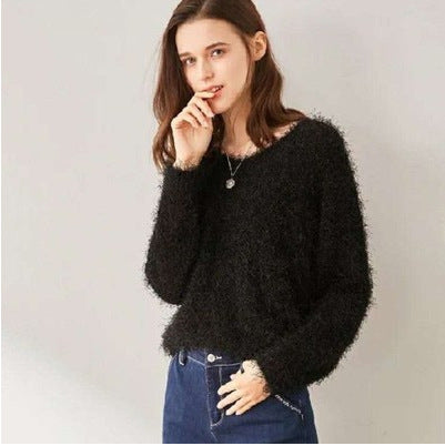 Women's Solid Color Seersucker Knitwear