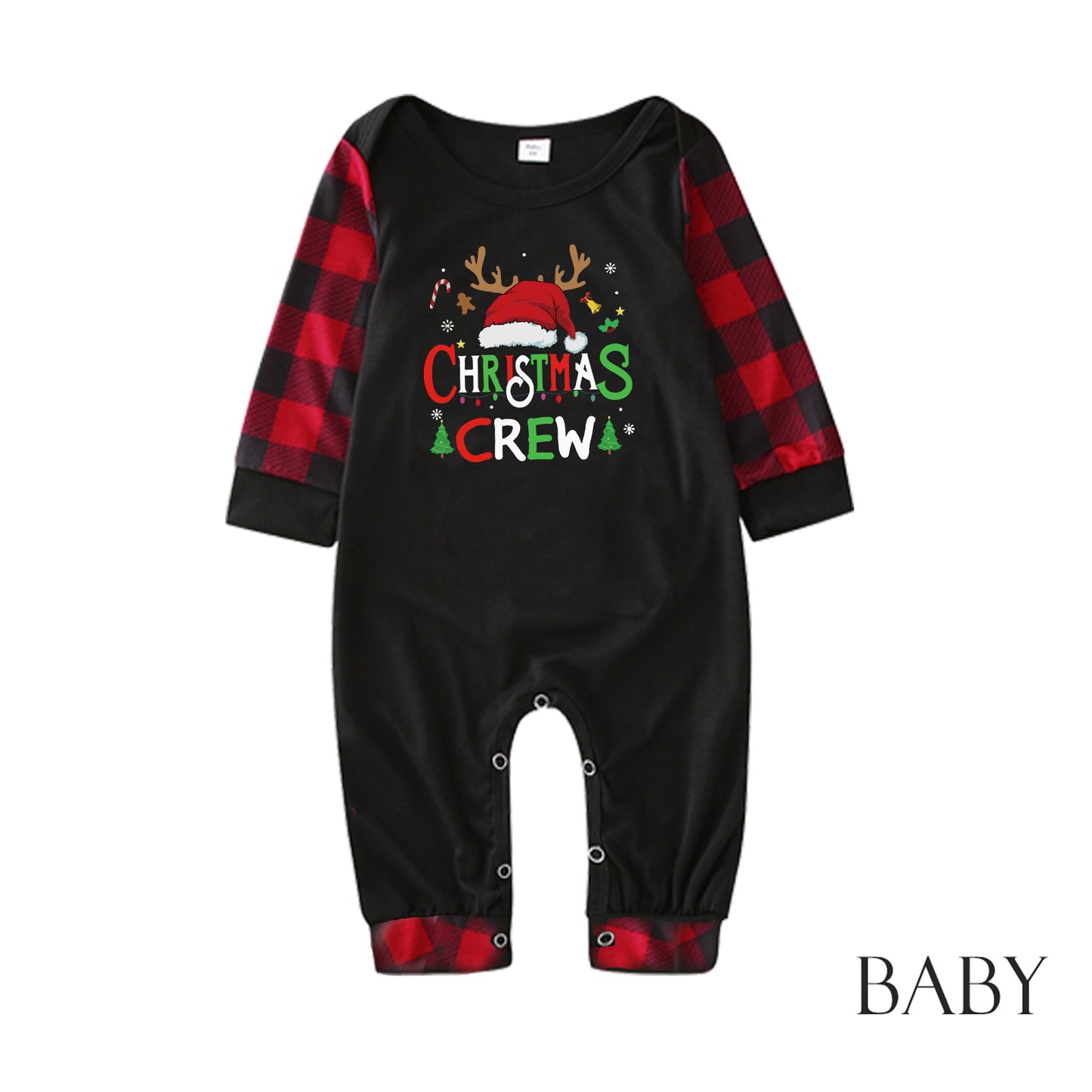 European And American Christmas Parent-child Homewear Clothes Pajamas Suit