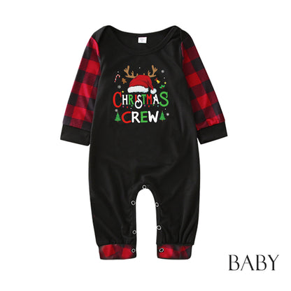 European And American Christmas Parent-child Homewear Clothes Pajamas Suit