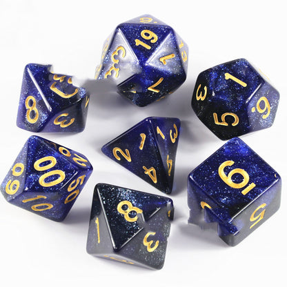 New Faced Dice 7 Dragons Set Board Game