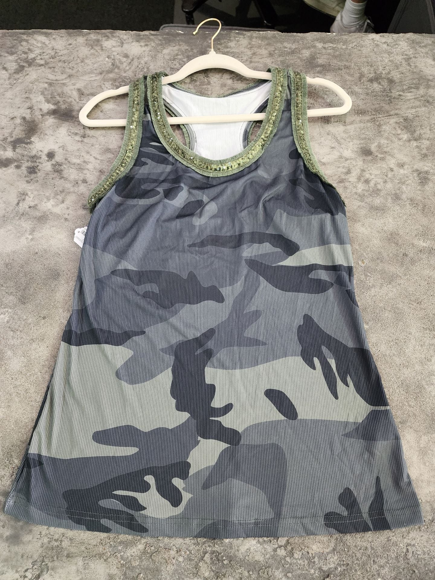 TANK TOP TUNIC CAMO LARGE 2 COLORS