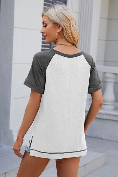 Round Neck Short Sleeve T-Shirt